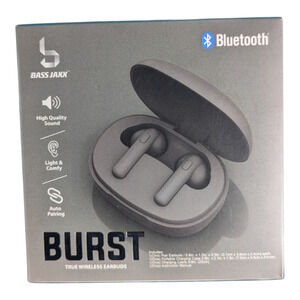 Burst True Wireless Earbuds With A Charging Case New In Box